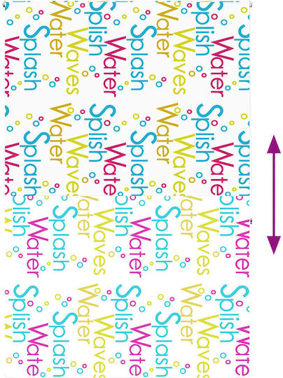 Vidaxl Shower Curtain Roll 150x240 cm Fabric Width 146 cm Multicolor