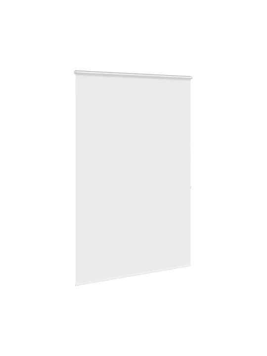 Vidaxl Κουρτίνα Μπάνιου Ρολό Κασέτα 160x240εκ Πλάτος Υφάσματος 156εκ Λευκό