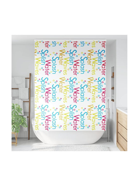 Vidaxl Shower Curtain Roll Cassette 160x240cm Fabric Width 156cm Multicolor