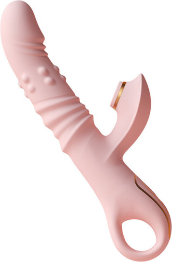 Logo Rabbit Vibrator mit Saug-, Rotations- und Stoßfunktion
