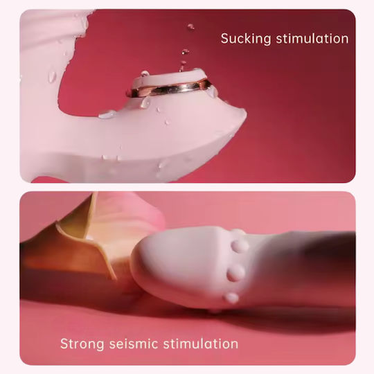 Logo Rabbit Vibrator mit Saug-, Rotations- und Stoßfunktion