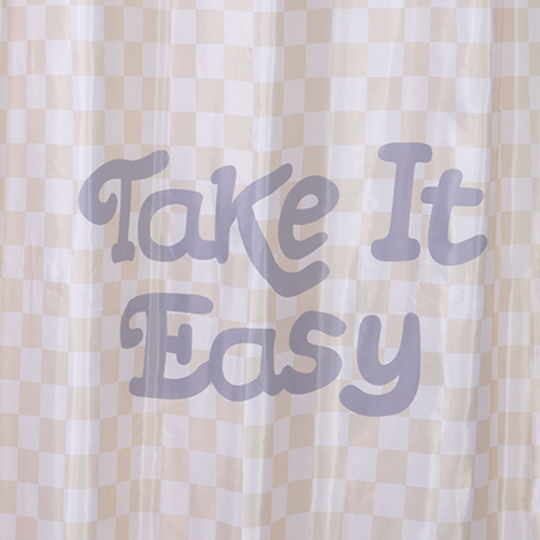 Nef-Nef Homeware Easy Κουρτίνα Μπάνιου 180x200cm Μπεζ Nef-Nef Homeware Easy Κουρτίνα Μπάνιου 180x200cm Μπεζ