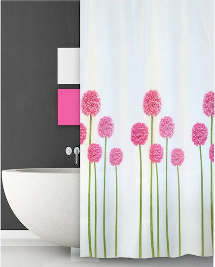 San Lorentzo Lavender Duschvorhang Stoff 180x180cm Rosa 1775 PINK