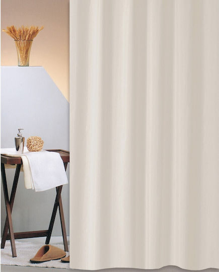 San Lorentzo Solid Душ завеса Тъканна 240x180см Бежов