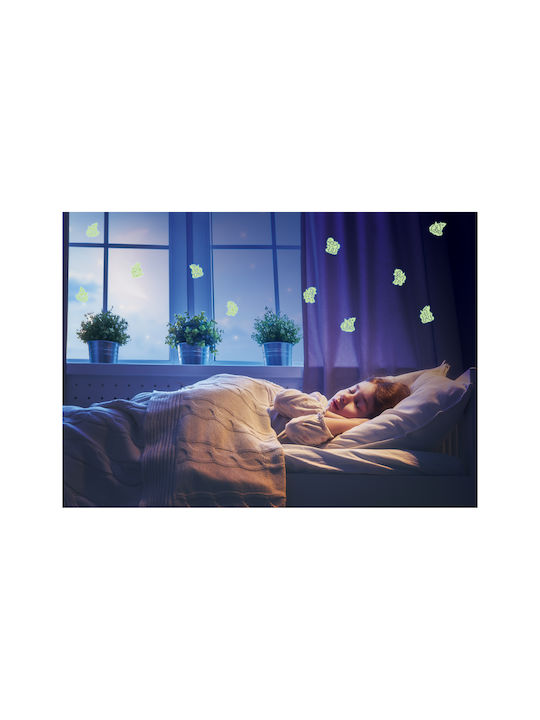 4M Kids Glow-in-the-Dark Wall Sticker Unicorns 4pcs