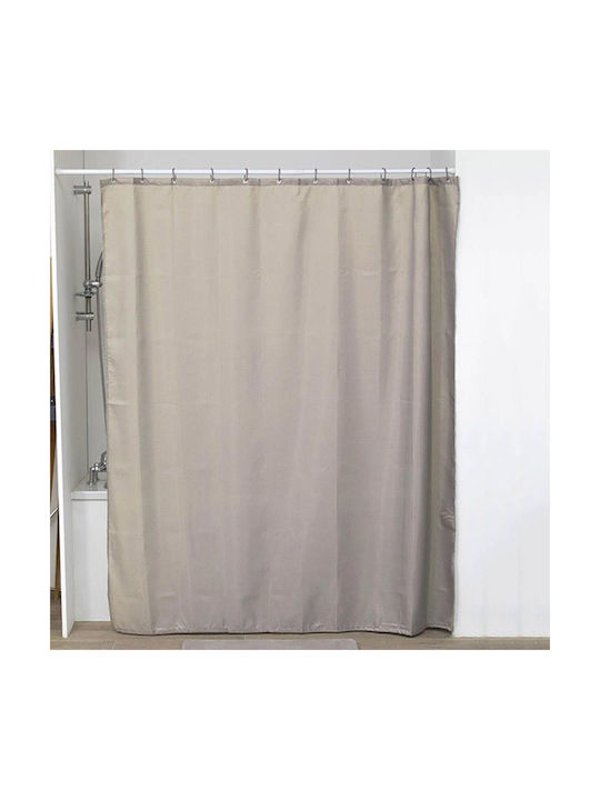Atmosphera Shower Curtain Fabric 180x200cm Coffee