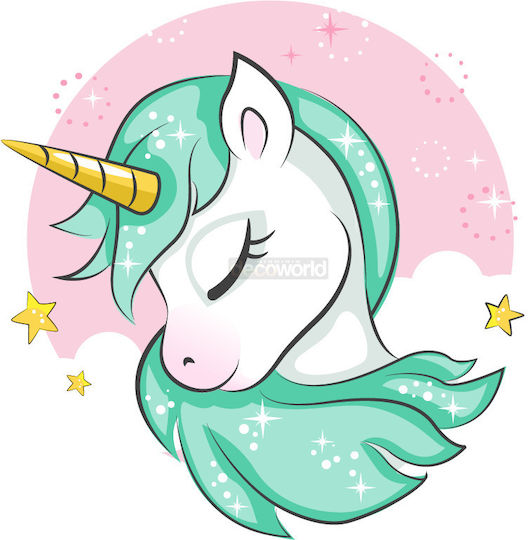 Kids Wall Sticker Sleeping Unicorn