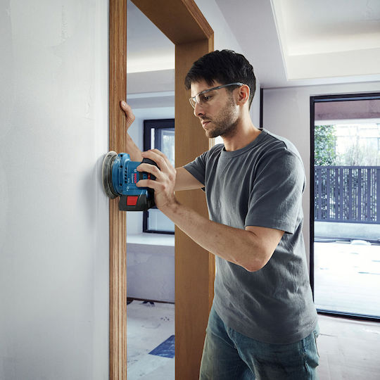 Bosch Grinder GEX 185LI Exzenterschleifer Solo mit Geschwindigkeitsregelung