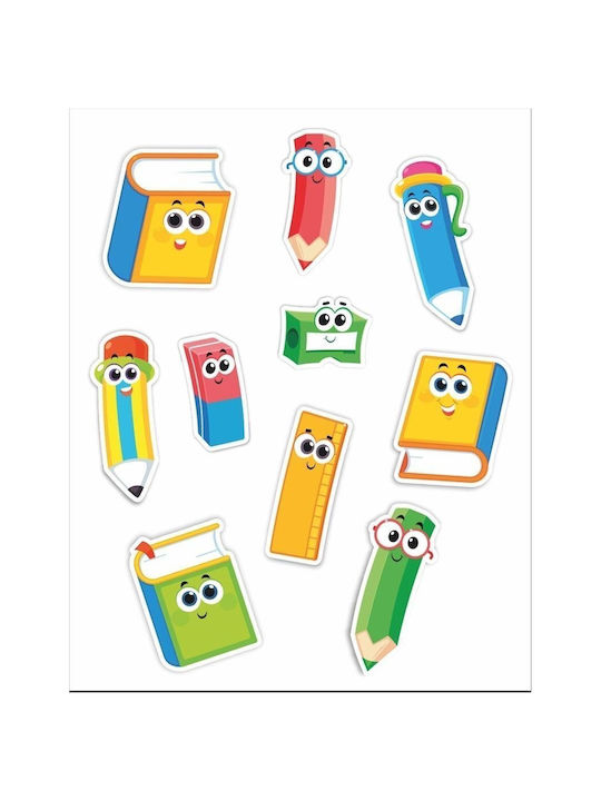 LearnHow Kids Window Sticker 10pcs