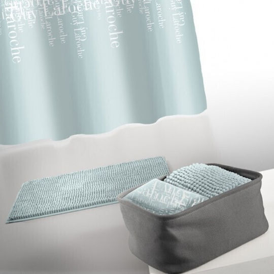 Guy Laroche Abbey Duschvorhang 180x180cm Σετ 3τμχ Aqua