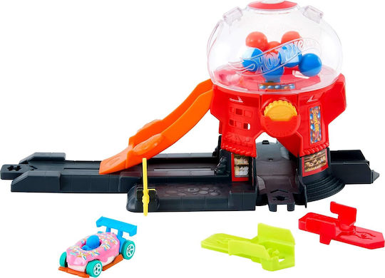 Hot Wheels Писта City Downtown Candy Shop за 4+ години