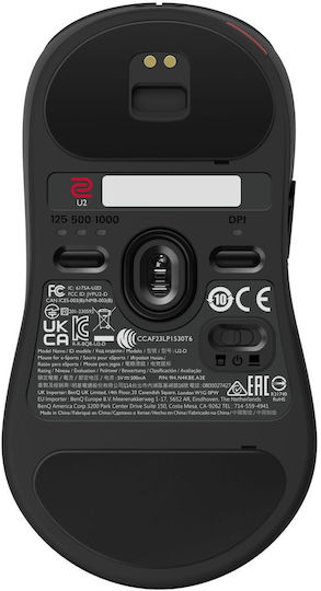 Zowie U2-DW Безжична Геймърска Мишка 3200 DPI Черен
