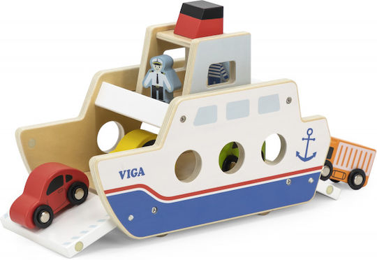 Viga Дървени Капитански Колички 4 Бр