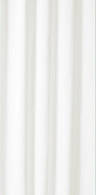 San Lorentzo Solid Perdea de Baie Țesătură 180x180cm Albă 1030 WHITE