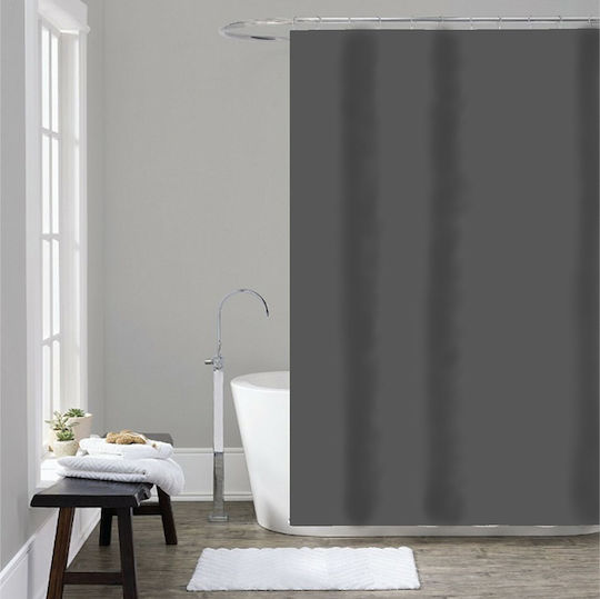 Cyclops 000400162 Shower Curtain 240x180cm Anthracite 000400162