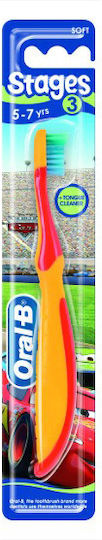 Oral-B Kids Extra Soft Children's Toothbrush for 3+ Years Red-Orange