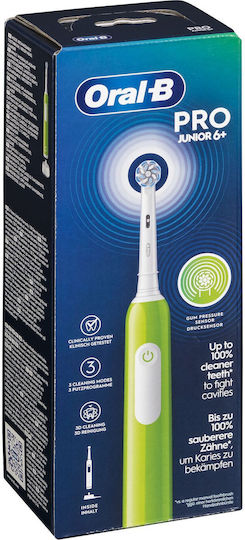 Oral-B Junior Pro Children's Electric Toothbrush with Timer for 6+ Years with Travel Case