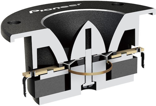 Pioneer Pro Shuriken series Set Car Audio Round Tweeters 10cm 150W