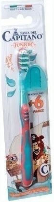 Pasta del Capitano Junior Children's Toothbrush For 6+ Years Orange-Green