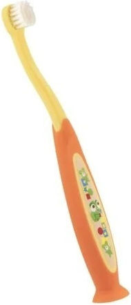 Elgydium Baby Soft Baby Toothbrush for 0m+ Yellow-Orange