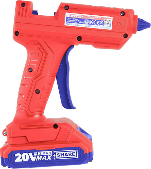 Emtop Solo Battery Powered Glue Gun 11.2mm 20V