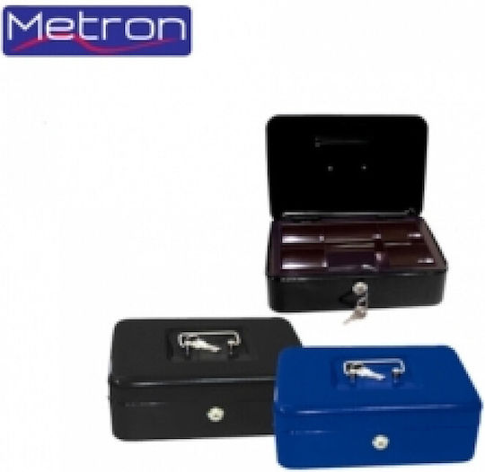 Metron Cash Box with Lock Black 333.01.08 Black 333.01.08