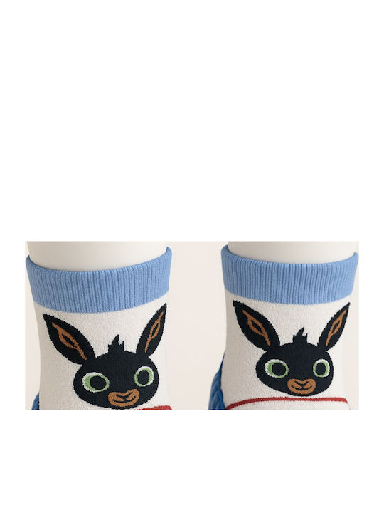 Disney Kids' Slipper Socks Bing Blue Blue