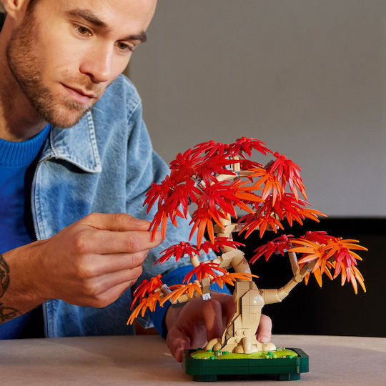 LEGO Botanical Collection Bonsai Japonez Cu Arțar Roșu Pentru 18+
