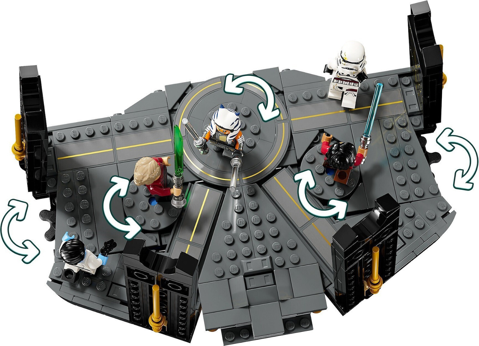 セキュリティ・セーフティ REIZEN LEGO Star Wars Duelul lui Ahsoka Tano pe Peridea pentru 8+ Ani 382