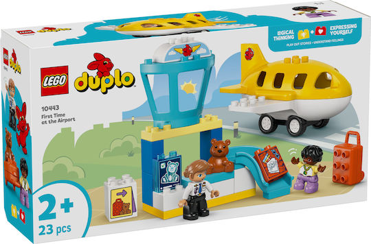 LEGO Duplo First Time at the Airport for 2+ Years 23 Pieces