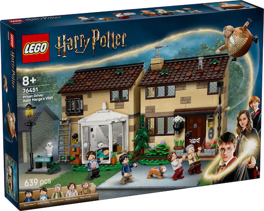 LEGO Harry Potter Privet Drive Aunt Marge's Visit for Ages 8+ 639 Pieces
