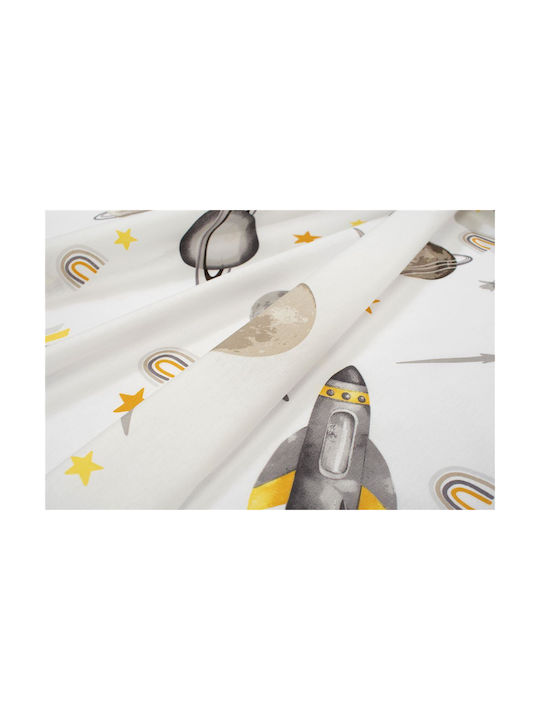 Dimcol Baby Sheets Bebe Space 120x160cm
