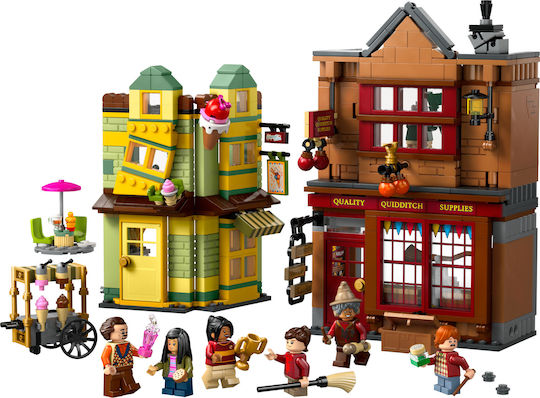 LEGO Harry Potter Quality Quidditch Supplies & Ice Cream Parlour For Age 8+ 795 Pieces