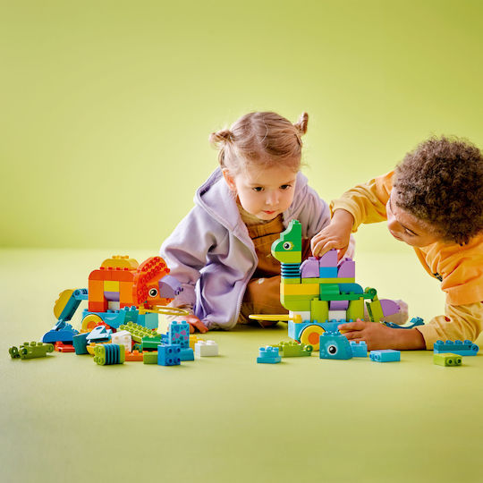 LEGO Duplo 3in1 Dinozauri pe Roți pentru 3+ Ani 108 Bucăți