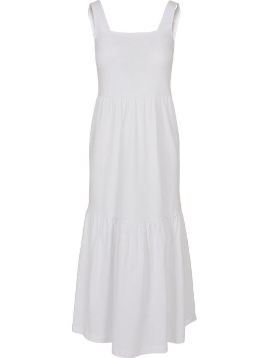 Summer Midi Dress White