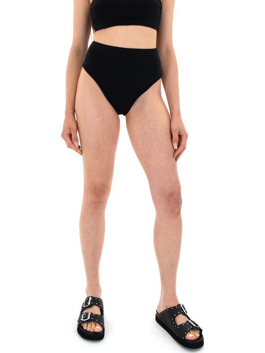 Bikini Slip High Waist Black