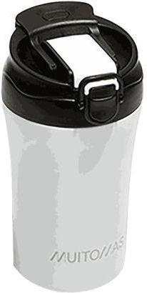 Muitomas Flasche Thermosflasche Rostfreier Stahl 350ml White