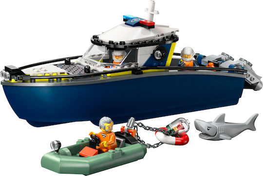 LEGO Lego City Polizei Boot Verfolgung für 6+ Jahre 264 Stück