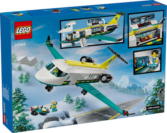LEGO City Emergency Air Ambulance Airplane for Ages 6+ 403 Pieces