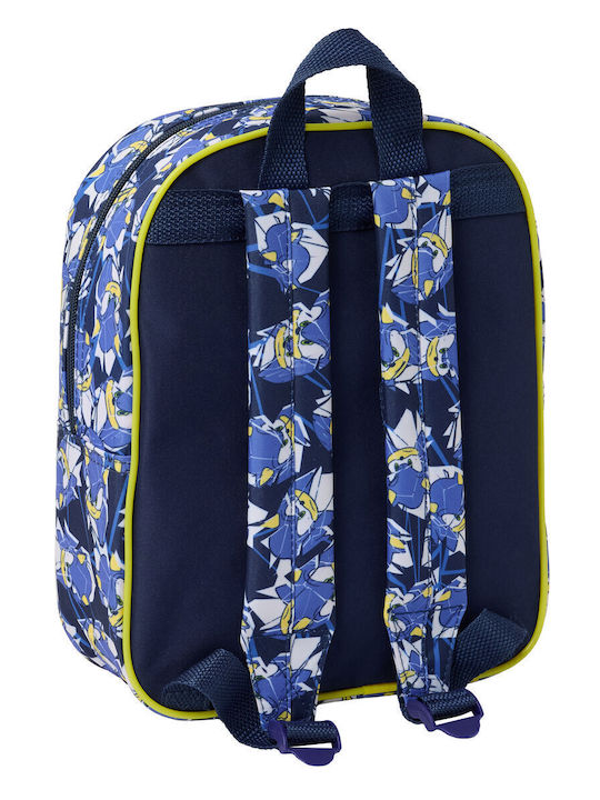 School Bag Sonic City Blue 22 X 27 X 10 Cm