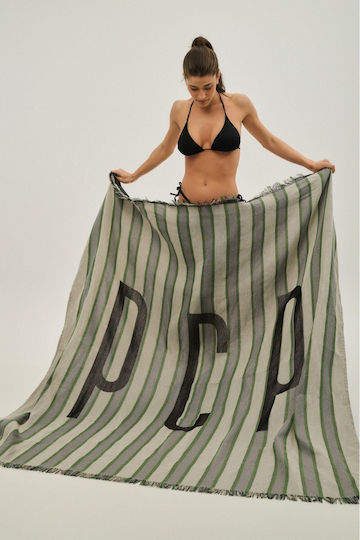 PCP Strandtuch Pareo Gray mit Fransen 180x180cm.