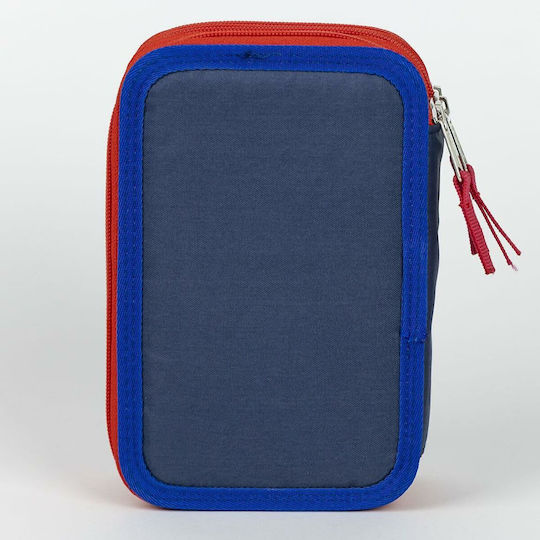 Triple Pencil Case Paw Patrol Blue 12.5 X 6.5 X 19.5 Cm