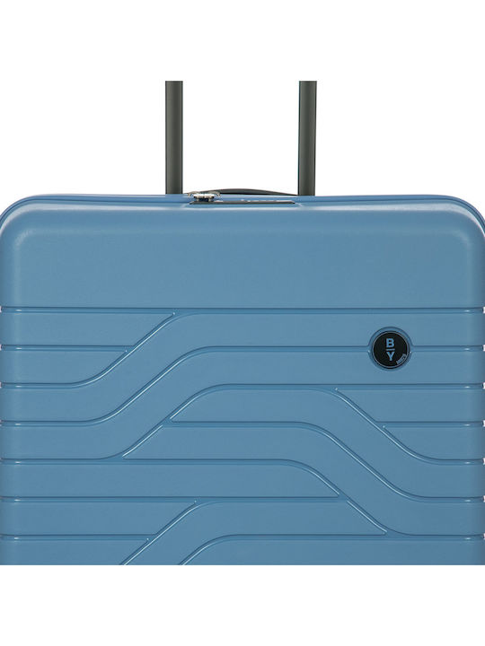 Bric's Milano Μεγάλη Βαλίτσα Ταξιδίου Σκληρή Grey Blue με 4 Ρόδες Ύψους 71εκ.