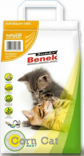 Certech Super Benek Corn Cat Φυτική Άμμος Γάτας χωρίς Άρωμα 14lt