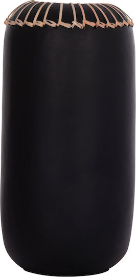 HomeMarkt Decorative Vase Lennox Black 18x18x33cm