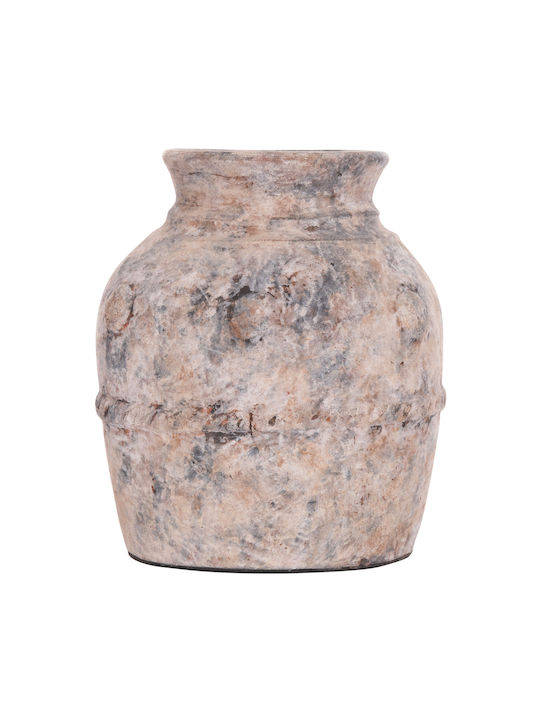HomeMarkt Decorative Vase Vermo Gray 17x17x19cm