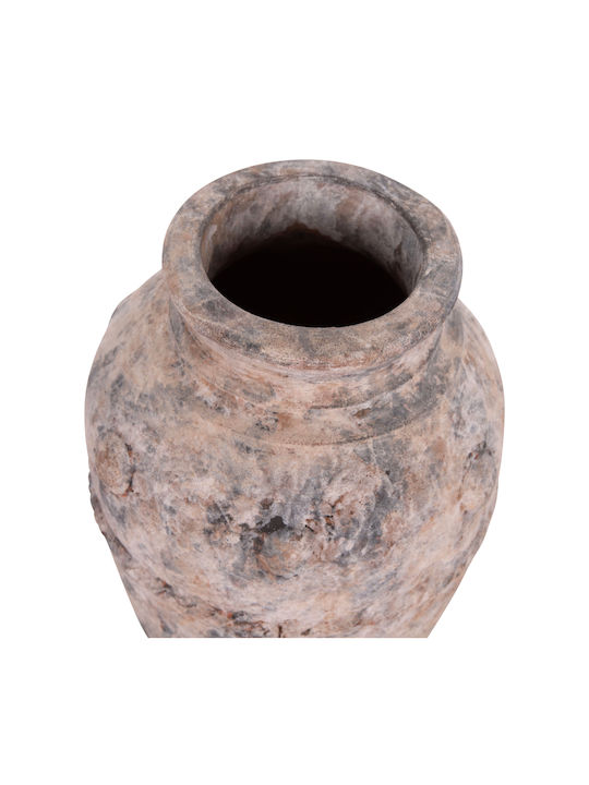 HomeMarkt Decorative Vase Vermo Gray 17x17x19cm