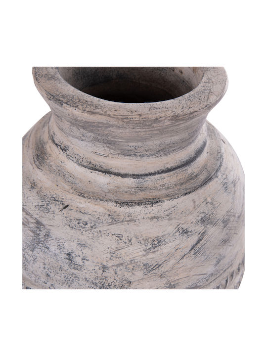 HomeMarkt Decorative Vase Vermo Gray 21x21x25cm