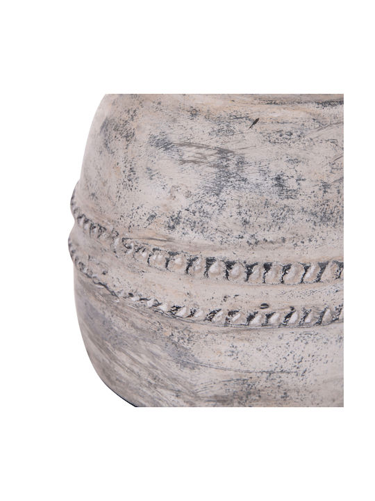 HomeMarkt Decorative Vase Vermo Gray 21x21x25cm