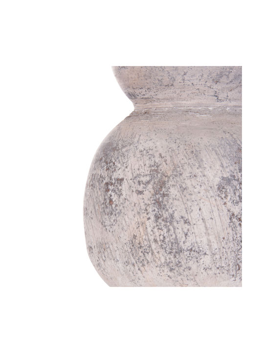 HomeMarkt Decorative Vase Vermo Gray 18x18x19cm